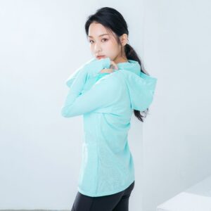 【日本怪獸】抗UV防曬外套(粉綠)